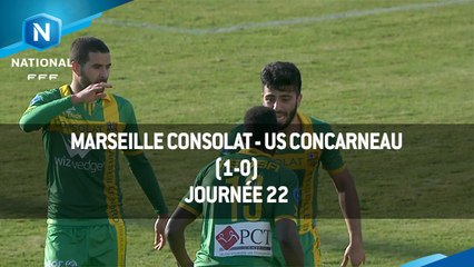 J22 - Marseille Consolat - US Concarneau (1-0), le résumé