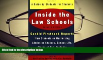 READ book Inside the Law Schools: A Guide by Students for Students (Goldfarb, Sally F//Inside the