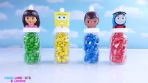 Learn Colors Good to Grow Baby Bottle Toy Surprises Dora Doc McStuffins SpongeBob Thomas &