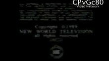 The Black Marlens Company/New World Television logos (1989)