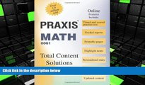 Best Ebook  Praxis Mathematics 0061  For Online