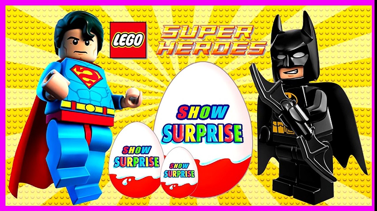 Best Surprise Show!! Kinder Surprise - LEGO Super Heroes. Лего Супергерои - новый мультик Киндер сюрприз!