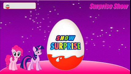 Best Surprise Show!! Kinder Surprise - My Little Pony. Мой маленький пони - новый мультик Киндер сюрприз!