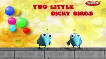 Two Little Dicky Birds | Nursery Rhymes Collection | Preschool Cartoon Kids Songs | Baby B