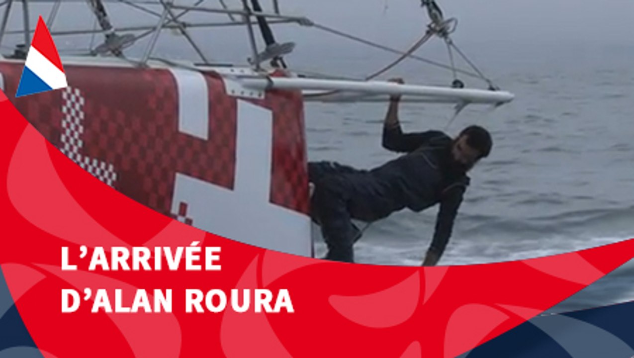J105 : L'arrivée d'Alan Roura aux Sables d'Olonne / Vendée Globe