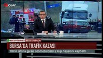 Bursa'da araç takla attı: 6 yaralı (Haber 20 02 2017)