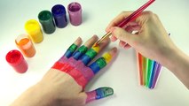 Aprender los Colores con Pintura Corporal * Divertido y Creativo para los Niños * Masha y el Oso