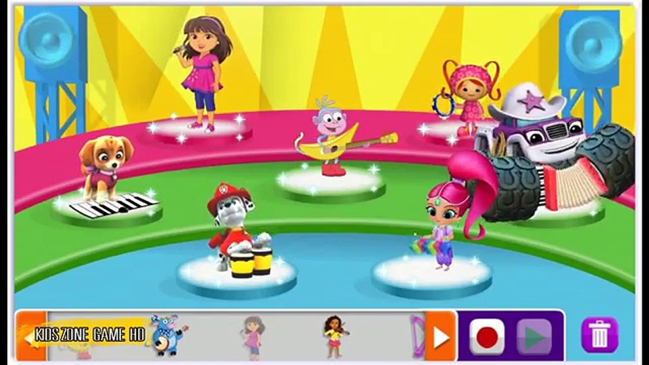 Nick Jr Music Maker - Blaze and The Monster Machines Bubble Guppies Shimmer and Shine