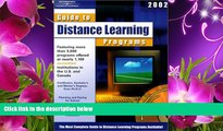 READ book Distance Learning Programs 2002 (Peterson s Guide to Distance Learning Programs, 2002)