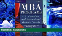 READ book Peterson s MBA Programs: U. S., Canadian, and International Business Schools, 2001  Full