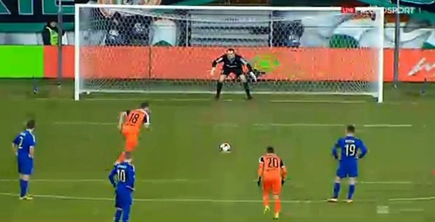 Filip Starzyński Penalty Goal HD - Zagłębie Lubin 1-0 Arka Gdynia - 10.02.2017 HD