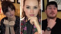 Avec Penelope Cruz et Chris Pratt, Daisy Ridley s'amuse des questions qu'on lui pose sur Star Wars 8