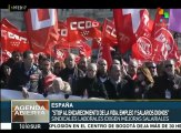 Madrid: miles exigen mejores salarios, condiciones de vida y trabajo