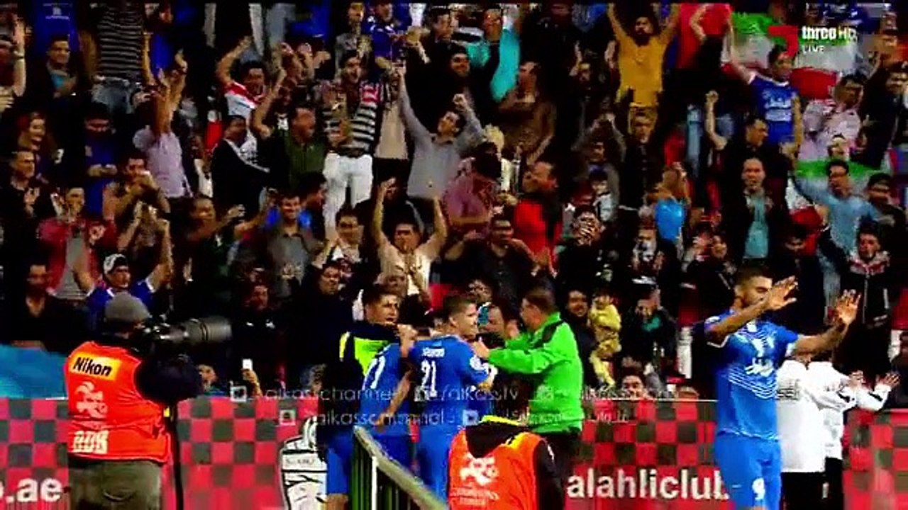 اهداف مباراه الأهلي 2 - 1 استقلال طهران 20-2-2017