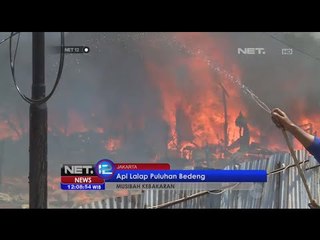 Api melalap puluhan bedeng di Jatinegara - NET12