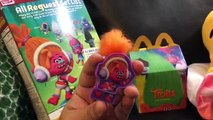 Dreamworks Trolls Toy Haul Unboxing - McDonalds Happy Meal Toy Trolls General Mills Cereal Cheerios