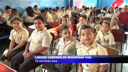 Lanzan campaña de seguridad vial en San Pedro Sula