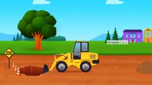 Learning Construction Vehicles for Kids - Construction Equipment Bulldozers Dump Trucks Ex