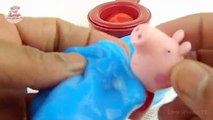 Toys RUS Peppa Pig and Pedro Pony Slime Surprise Eggs Baby doll Kitchen toys