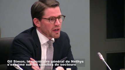 Gil Simon, le secrétaire général de Nethys s'exprime sur les comités de secteurs