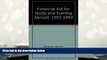 READ book Financial Aid for Study and Training Abroad, 1992-1994 Gail Ann Schlachter For Ipad