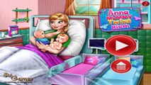 Disney Frozen Games - Pregnant Princess Anna Twins Baby Birth