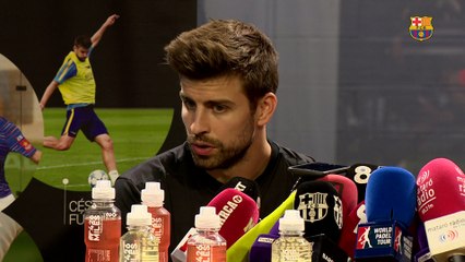 Gerard Piqué: "Lo más importante es volver a ser reconocibles"