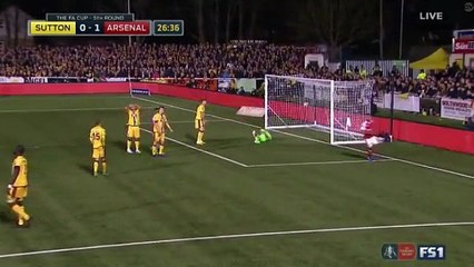 Lucas Perez Goal HD - Sutton 0-1 Arsenal 20.02.2017_HIGH