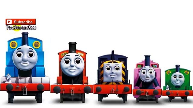 Thomas and Friends Finger Family | Daddy Finger Thomas Song Nursery Rhymes Kids | ToysSurpriseEggs