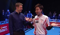 L’interview hilarante du joueur de billard japonais Naoyuki Oi qui ne parle pas anglais