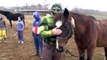 Spiderman, Hulk y el Capitán América de la Vida Real Juego de la granja de caballos