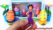 Los EPISODIOS de HUEVOS SORPRESA de Peppa Pig, Dora la exploradora Octonauts Winnie the Pooh Play Doh por ejemplo