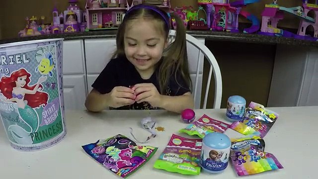 Сюрприз игрушки ведерко игра Мой маленький пони CareBears Дисней замороженные сюрприз яйца KidFriendly