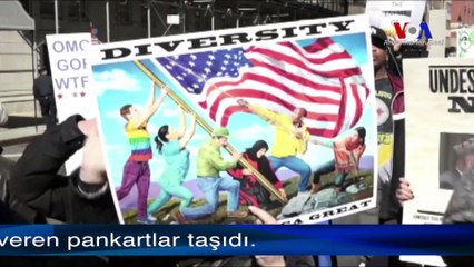 Başkanlar Günü’nde ‘Benim Başkanım Değil’ Protestoları