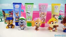 Paw Patrol Pups Bath Tub Time Finger Paint Soap to Learn Colors, Orbeez and Fashems Toy Surprises