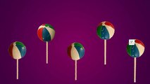 Beach Ball Candy Lollipop Finger Family Nursery Rhyme | Sports Ball Daddy Finger