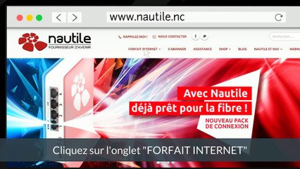 Comment s'abonner en ligne ? (Nautile - Nouvelle Calédonie)