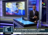 Ecuador: llaman a esperar en calma resultados finales de elecciones