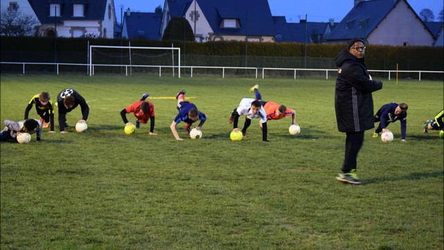 C'était soir d'entrainement pour les U17