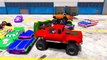 Monster Truck 2 Nursery Rhymes Dinsey Pixars Cars Kids Songs Lantern Spider Man Childrens Songs