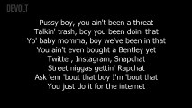 Lil Durk Ft. Young Thug - Internet (Lyrics on screen)