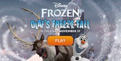 Frozen Pelcula de Juego de la Olaf de Congelacin de la Cada Libre Juegos de Disney