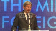 Report TV - Hahn në Durrës: 150 mln euro për Ballkanin, përfiton edhe Shqipëria