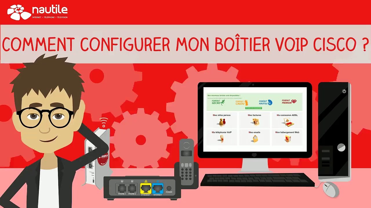 Comment configurer mon boîtier VoIP Cisco ? (Nautile - FAI en Nouvelle-Calédonie)