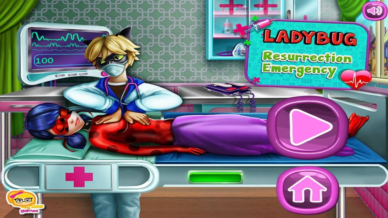 Ladybug Resurrection Emergency - Cartoon Game for Kids - Miraculous Ladybug and Cat Noir E