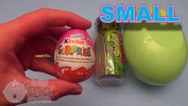 Surprise Eggs Learn Sizes from Smallest to Biggest! Opening Eggs with Toys, Candy and Fun!
