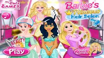 Baby Barbie Disney Hair Salon Princess Elsa Rapunzel Snow White