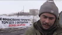 Блокада Донбасса- протестующие расширяют лагерь в Бахмуте