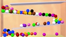 Learning Colors With 3D Color Balls Game, Teaching Colours for Babies,3D Colors Nursery Rhymes