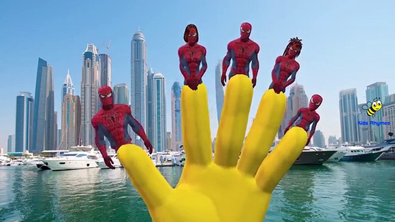 Spiderman Vs Venom Cartoons Singing Finger Family Rhymes | King Kong Vs Godzilla Epic Rap